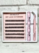 Набор пучковых ресниц JIEMEIYA DIY Lash Extension 40D (10 мм, 12 мм, 14 мм) с клеем и пинцетом - изображение 2