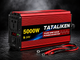 Инвертор напряжения TATALIKEN 24V–220V 5000W (2000W номинал), чистая синусоида для ноутбука, котла, холодильника и мощной бытовой - изображение 1