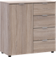 Комод Doros Рон 1 1 фасад 4 ящика 80х38х81 см Дуб сонома (41516294) - изображение 4