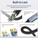 Кабель CABLETIME HDMI (M) - DP (M) з USB-живленням 4K60Hz, 2 м (CHD1L) - зображення 4