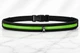 Сумка на пояс для спорта и бега Sport waist bag, спортивная сумка для телефона, 2 отделения, черная с зеленым - изображение 4