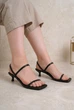 Босоножки женские Where Uwear черные 351203_39 (25 см) - изображение 2