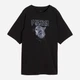 Футболка бавовняна жіноча Puma Essentials Graphics 69405201 XL Black (4070033337936) - зображення 4