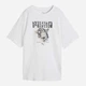 Футболка бавовняна жіноча Puma Essentials Graphics 69405202 M White (4070033336427) - зображення 4