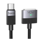 Кабель Type-C 1,8м 140W для заряджання ноутбука чорний Hoco LS-2197 - зображення 8