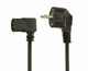 Кабель питания угловой Cablexpert CEE 7/7 - IEC C13 1.5 м Черный - изображение 1