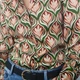 Блуза з геометричним принтом арабеска зелено-рожева Zara розмір М - изображение 2