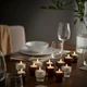Набір світлодіодних чайних свічок із зарядною платформою, білий IKEA SKATGÅS 806.115.96 - изображение 3
