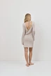 Пляжна жіноча сукня туніка Aruelle Giada dress L срібла з люрексом - зображення 5