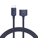 Кабель Tech-Protect MMC01 Ultraboost Magnetic Type-C to MagSafe 3 140W 200cm Blue with MagSafe (5906302323302) - изображение 1