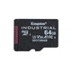 Карта пам'яті microSDXC Kingston Industrial 64 ГБ Class 10 UHS-I U3 V30 A1 до 90 МБ/с з SD-адаптером - зображення 2