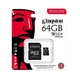 Карта пам'яті microSDXC Kingston Industrial 64 ГБ Class 10 UHS-I U3 V30 A1 до 90 МБ/с з SD-адаптером - зображення 4