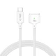 Кабель Tech-Protect MMC01 Ultraboost Magnetic Type-C to MagSafe 3 140W 200cm White with MagSafe (5906302323296) - изображение 1