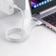 Кабель Tech-Protect MMC01 Ultraboost Magnetic Type-C to MagSafe 3 140W 200cm White with MagSafe (5906302323296) - изображение 6