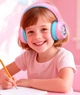 Детские беспроводные наушники с единорогом Onikuma B-75 с Bluetooth 5.4, RGB-подсветкой, микрофоном и защитой слуха 85 дБ До 50 часов работы Розовые - изображение 5