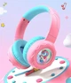 Детские беспроводные наушники с единорогом Onikuma B-75 с Bluetooth 5.4, RGB-подсветкой, микрофоном и защитой слуха 85 дБ До 50 часов работы Розовые - изображение 7