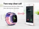 Дитячий смарт-годинник Lemfo D16S з GPS трекером, 4G LTE, SIM-картою, відеодзвінком, камерою, прослуховуванням, Wi-Fi / LBS, кнопкою SOS та вологозахистом IP67 для дітей - зображення 5