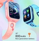 Дитячий смарт годинник Lemfo M14D з GPS, сім картою, HD камерою, прослушкою, акумулятором 1000 мАг та роботою до 7 днів Синій - зображення 4