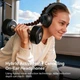 Беспроводные накладные наушники OneOdio A85 Pro с активным шумоподавлением, Bluetooth 6.0, режимом прозрачности, Multipoint и Hi-Fi звуком До 70 часов работы - изображение 2