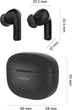 Навушники гарнітура бездротові Nokia Go Earbuds+ TWS-201 ENC Black 8Р00000142 - зображення 6