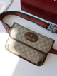 Сумка-бананка Gucci Neo Vintage GG Supreme коричнева Гучі (116) - изображение 5
