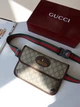 Сумка-бананка Gucci Neo Vintage GG Supreme коричнева Гучі (116) - изображение 6