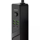 Універсальний мережевий подовжувач Proove Power Strip P-04 4 розетки 4 USB 2 Type-C 3 м (6901119942738) - зображення 2