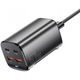 Зарядное устройство для телефона Essager Collection 67 Вт GaN 2C+2A настольное серое (ECT2AC-JYB0G-Z) - изображение 2