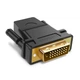 Адаптер UGREEN 20124 DVI 24+1 Male to HDMI Female Adapter (Black) (UGR-20124) - изображение 1