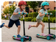 Трехколесный самокат с LED подсветкой 20 режимов для детей до 35 кг Ricokids бирюзовый - изображение 9