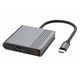 Док-станція Cablexpert USB-C 3-в-1 (A-CM-COMBO3-05) ( 26595 ) - зображення 4