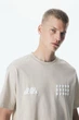 Футболка H&M Loose Fit бежевий 1227157020 M - изображение 3
