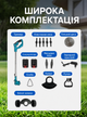 Тример акумуляторний для трави з колесами 48V, газонокосарка, садова коса, 2 акумулятори, 8 насадок, металеві та пластикові леза, пильний диск - изображение 7