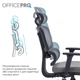 Крісло офісне OfficePro Skyline Black/Dark Gray (OC580-B-DG-DG) ( 27599 ) - изображение 10