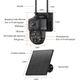 Автономная 4G камера Sectec ST-537-6M-4G-EU с сим-картой, ночным видением и солнечной черной панелью. - изображение 2
