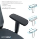 Крісло офісне OfficePro Balance OC550-B-DG-DG Black/Dark Gray ( 23863 ) - изображение 10