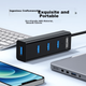 Хаб UNITEK Y-3089ABK USB 3.0, 4-портовий, з БЖ - зображення 10