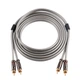 Аудиокабель SKW HC3201 2RCA - 2RCA, 3 м, червоно-белый - изображение 11