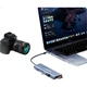 Хаб ULT-Unite Type-C з Ethernet RJ45 USB HDMI 4K 60Hz картридером - зображення 3