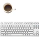 Клавиатура DELL KB216 проводная полноразмерная офисная, USB, белая - изображение 3