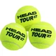 Тенісні м'ячі HEAD, Golden Ball TOUR XT, м'ячі для змагань та тренувань, упаковка з 3 штук - зображення 2