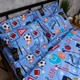 Комплект постільної білизни Moon&Star Сімейний 160x220x2 наволочки 4x70x70 Champion Blue Бязь Gold Люкс (MS-820013439) - зображення 6