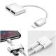 Адаптер Lightning на Lightning 2F 20-20000Hz белый для наушников и зарядки J-008 - изображение 9