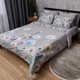 Комплект постельного белья Moon&Star Полуторный 143x210 наволочки 2x50x70 Dandelion Gray Бязь Gold Люкс (MS-820013701) - изображение 1
