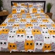 Комплект постельного белья Moon&Star Полуторный 143x210 наволочки 2x40x60 Kitty Dreams Бязь Gold Люкс (MS-820014225) - изображение 2