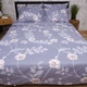 Комплект постельного белья Moon&Star Полуторный Евро 160x220 наволочки 2x70x70 Misty Flowers Бязь Gold Люкс (MS-820014582) - изображение 2