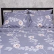Комплект постельного белья Moon&Star Полуторный Евро 160x220 наволочки 2x70x70 Misty Flowers Бязь Gold Люкс (MS-820014582) - изображение 3