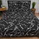 Комплект постельного белья Moon&Star King Size 220x240 наволочки 4x70x70 Obsidian Бязь Gold Люкс (MS-820014634) - изображение 2