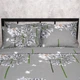 Комплект постельного белья Moon&Star Семейный 2x143x210 наволочки 4x50x70 Silver Dandelion Бязь Gold Люкс (MS-820015148) - изображение 3
