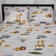 Комплект постельного белья Moon&Star King Size 220x240 наволочки 2x50x70 Savanna Gray Бязь Gold Люкс (MS-820015051) - изображение 3